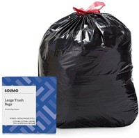 Brand - Solimo Multipurpose Drawstring Trash Bags,