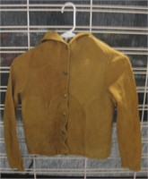Youth Caramel Santa Fe Leather Co. Suede Jacket