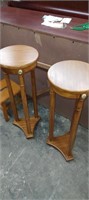 Matching pair plant stands