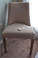 Contemporary upholstered side chair