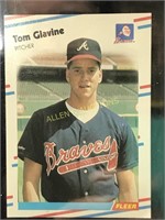 1988 FLEER TIM GLAVINE ROOKIE CARD