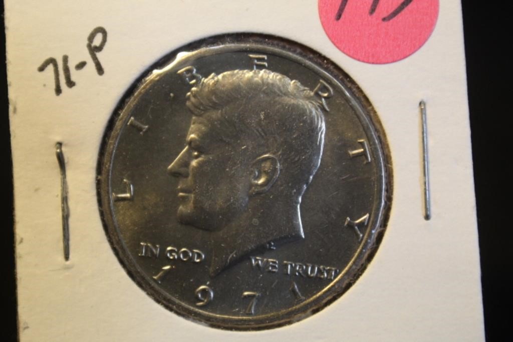 1971-P Uncirculated Kennedy Half Dollar