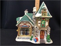 Ceramic Christmas Village Shop - No Light
