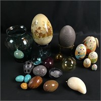 Egg shaped stones, other egg related