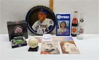 Gil Hodges Metal Tray. Spitball 2022 Magazine