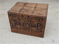 Antique Kirk's Soap Wooden Shipping Crate