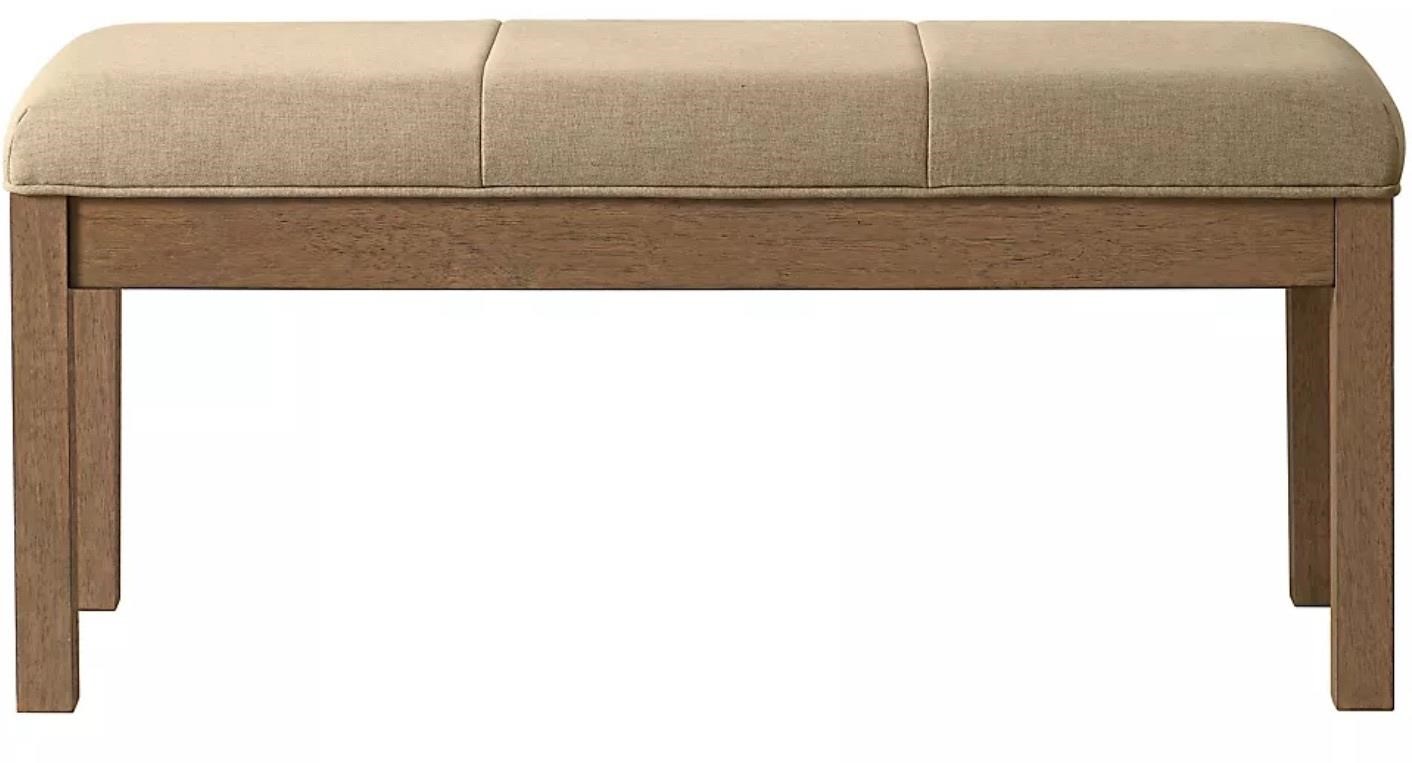 Foremost Home Isla Accent Bench - Brown