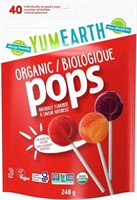 YumEarth Organic Pops - 40 Fruit Flavored