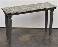 Mother of Pearl Mosaic Top Console Table