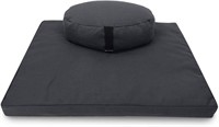 Meditation Cushion Set - Oval Zafu + Zabuton