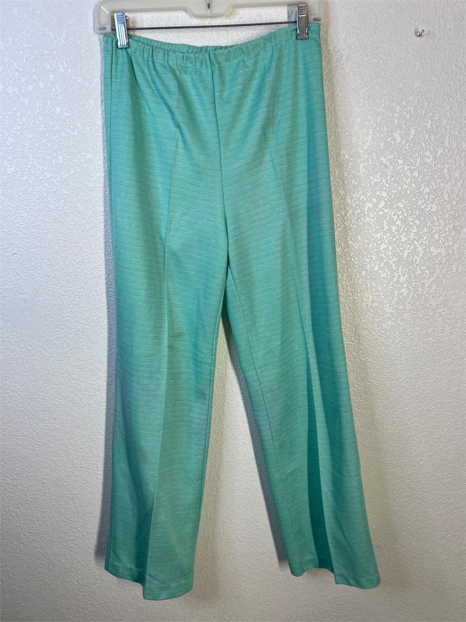 Vintage Stretchy Aqua Pants