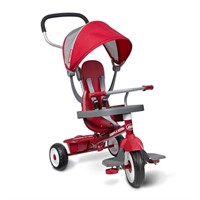 Radio Flyer 4-in-1 Stroll 'N Trike, Red Toddler