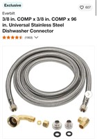 Universal Stainless Steel Dishwasher Connector