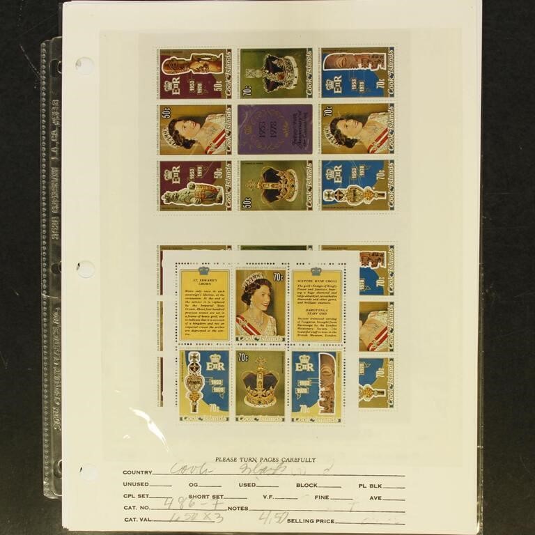British Commonwealth Stamps, late 1980s, CV $280+