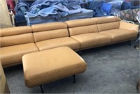 Modern Italian Sectional Couch & Ottoman