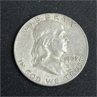 1963 Franklin Silver Half Dollar