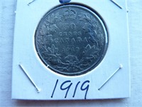 Canada 1919 50 cent argent
