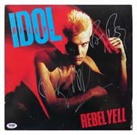 BILLY IDOL Signed Rebel Yell Album, PSA/DNA