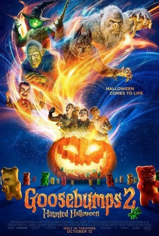 GOOSEBUMPS 2 Haunted Halloween Authentic Poster