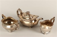 George III Sterling Silver Tea Set,