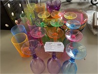 Large Lot Assorted Plastic Drinkware