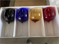 Neiman Marcus 4pc Multi Colored Goblets