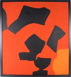 SERGE POLIAKOFF SIGNED  ACRYLIC PAINTING - AFTER