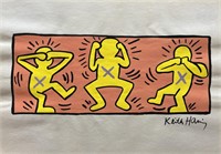 Drawing on paper ,Keith Haring