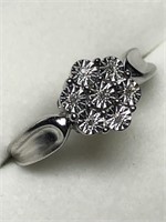 $120. S/Silver Diamonds Ring