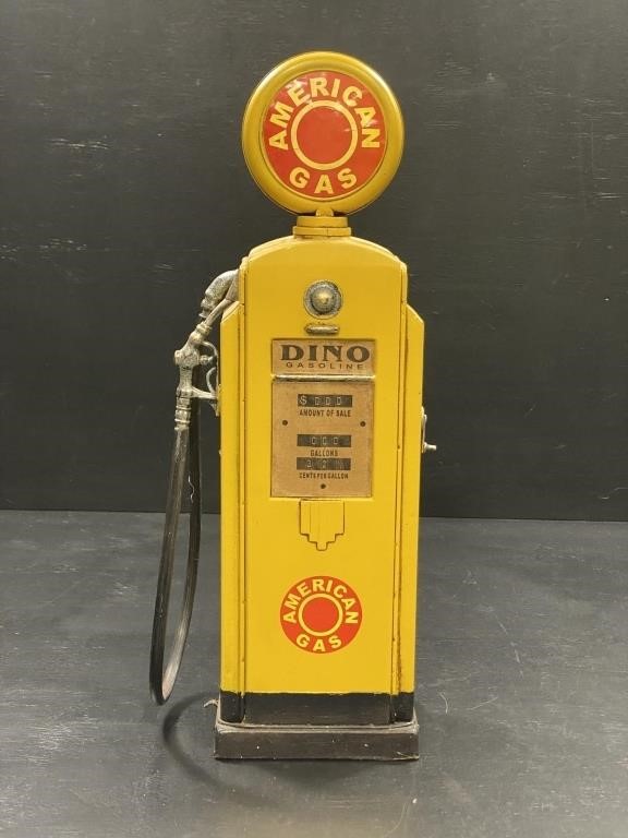 Vintage American Gas Dino Gasoline Decorative Tin