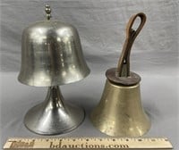 Two Bells Brass Church Mayland & Countertop Bell
