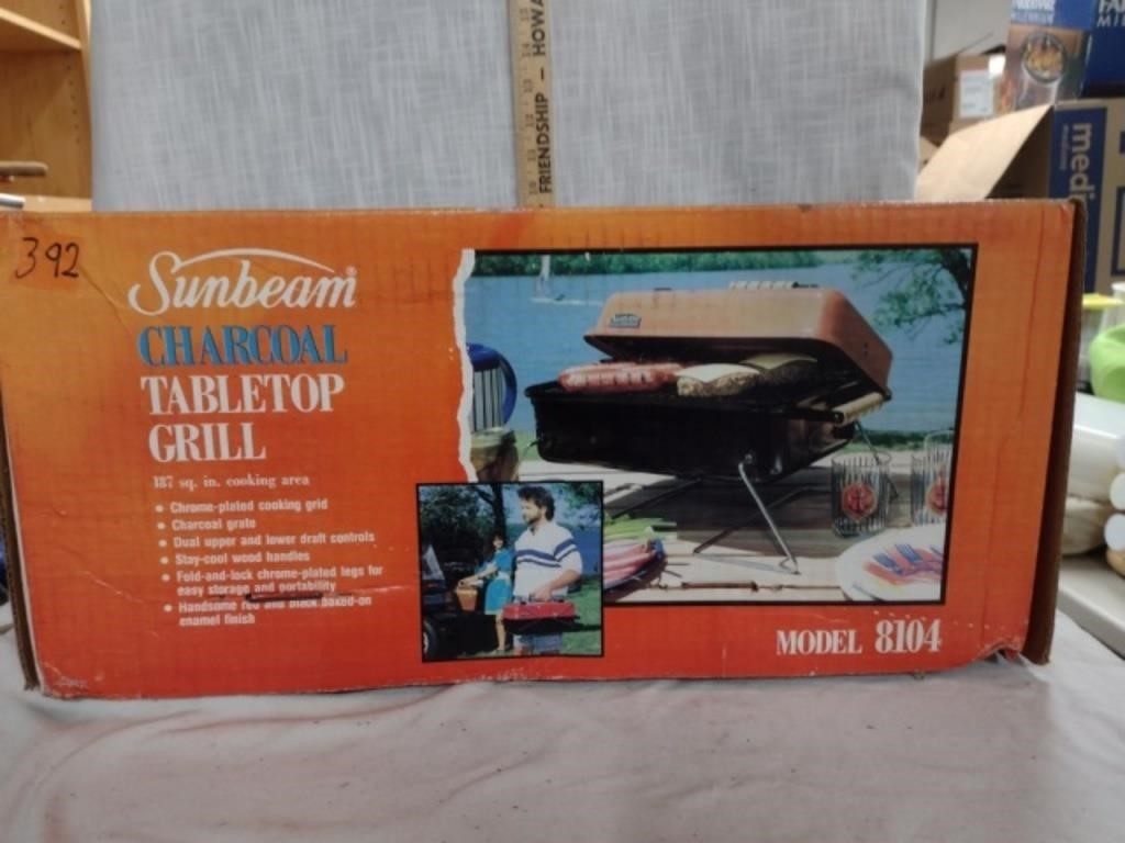 SunBean Charcoal Table Top Grill