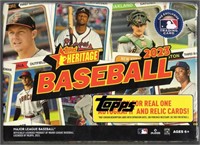 2023 Topps Heritage Baseball Blaster Box. Real