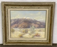 (F) Samuels Mountain Desert Landscape Oil