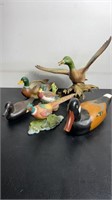 Ceramic & Wood Ducks & Pheasant
