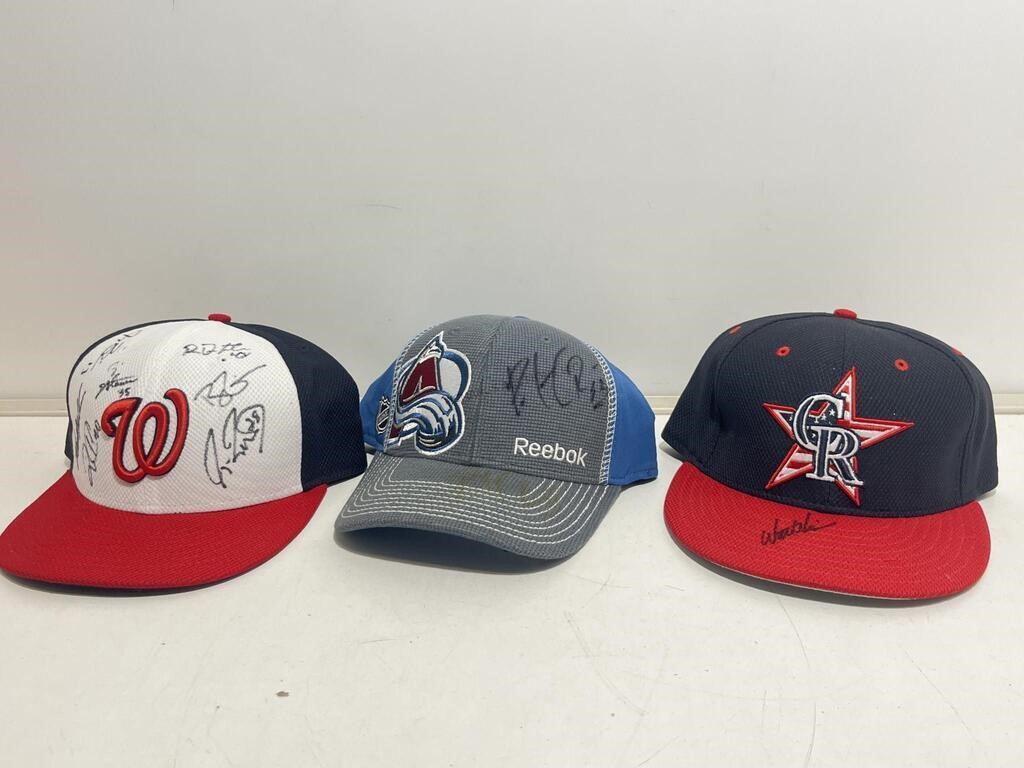 Signed Sports Hats