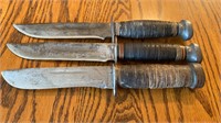 (3) Vintage Western Knives