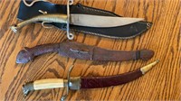 (3) Assorted Knives in Sheaths