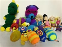 Mixed Lot Stuffed animals/dolls & More!