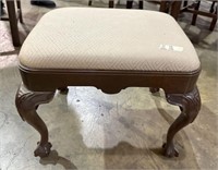 Late 20th Century Ball N Claw Footstool