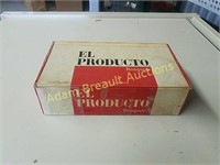 Vintage El producto cardboard cigar box