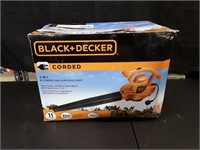Black n decker 3 in 1...blower, mulcher, vacuum