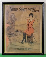 Sure Shot Chewing Tobacco Framed Print