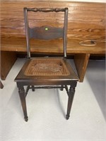 Older wicker bottom chair needs love