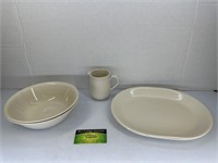 Corning Corelle 2 Bowls and 2 Serving Platters