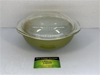 Pyrex solid Green Bowl