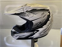 Gmax Motocross Youth Small Helmet (Grey)