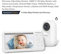 Momcozy Video Baby Monitor, 1080P 5" HD
