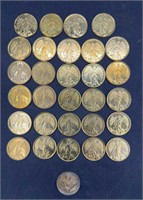 (29) Guardian Angel Pocket Medal Coins & 1 Pope