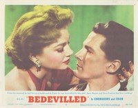 Bedevilled 1955 original vintage lobby card